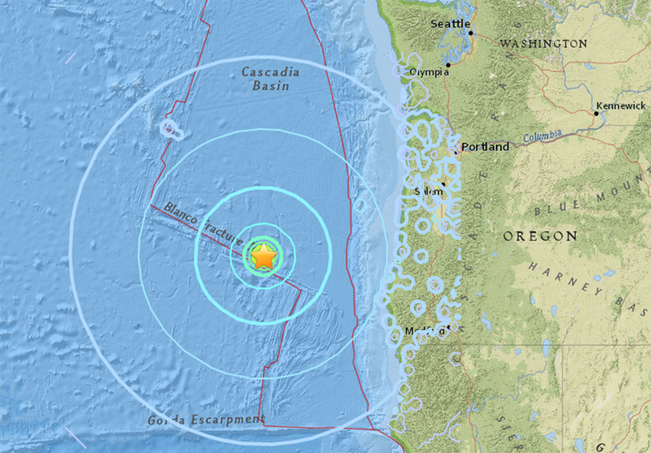 6.2 magnitude earthquake strikes off Oregon coast The Daily World