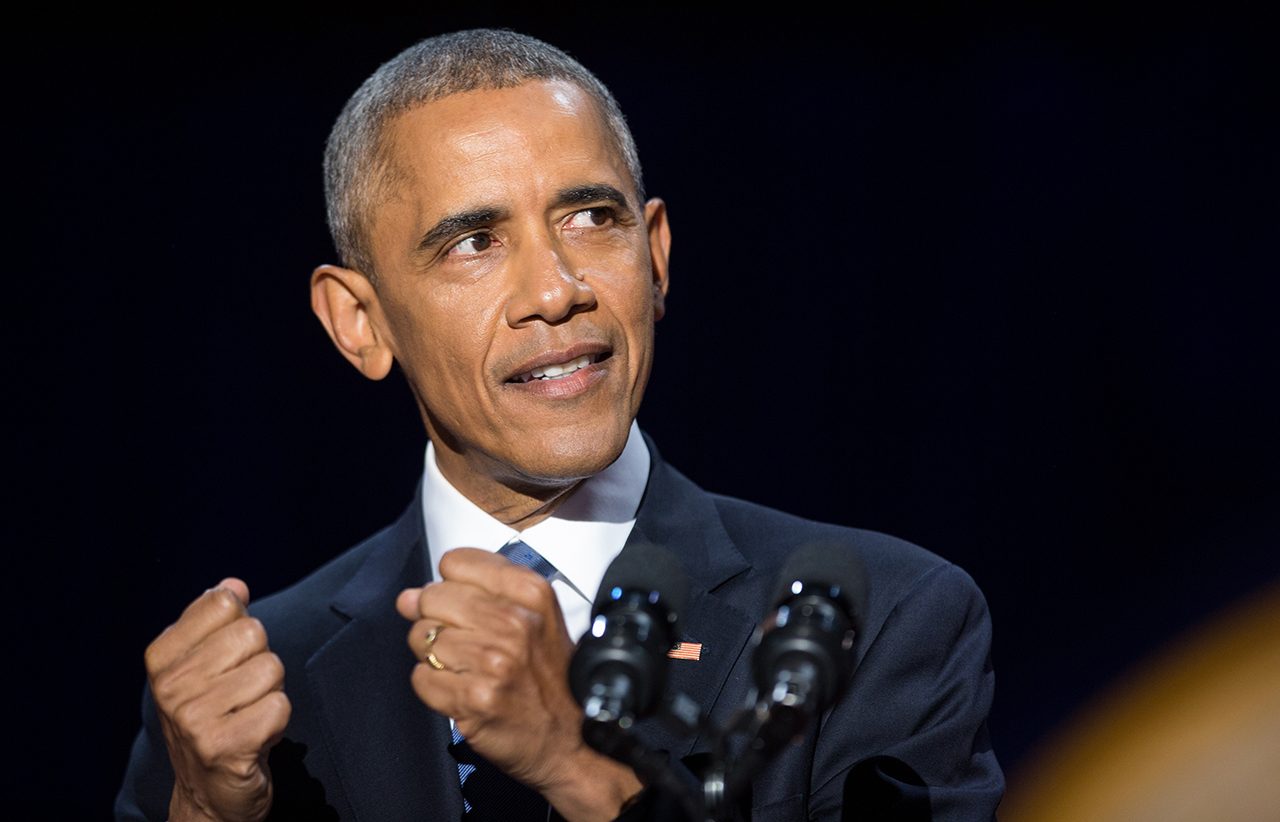 President Obama delivers his farewell address at McCormick Place in Chicago on Tuesday, Jan. 10, 2017. (Zbigniew Bzdak/Chicago Tribune)