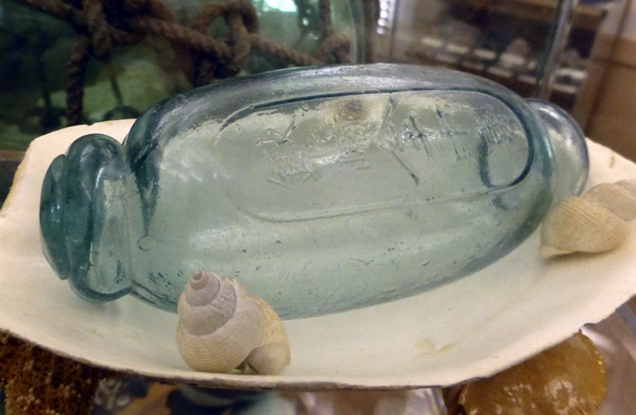 Blue Nautical Glass Japanese Fishing Float - Glass Float - Bright