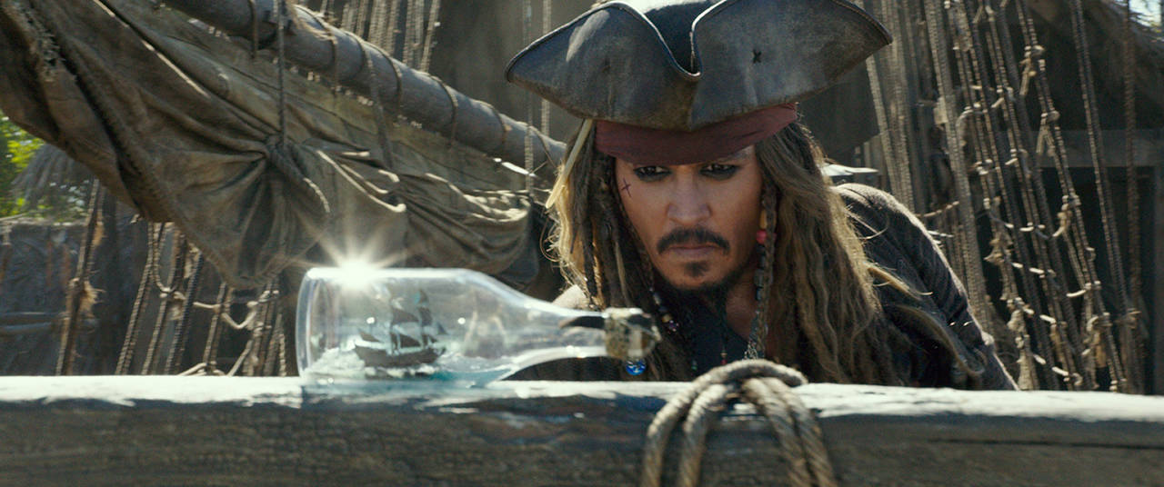 Disney Enterprises Inc.                                Johnny Depp returns as Captain Jack Sparrow in “Pirates of the Caribbean: Dead Men Tell No Tales.”