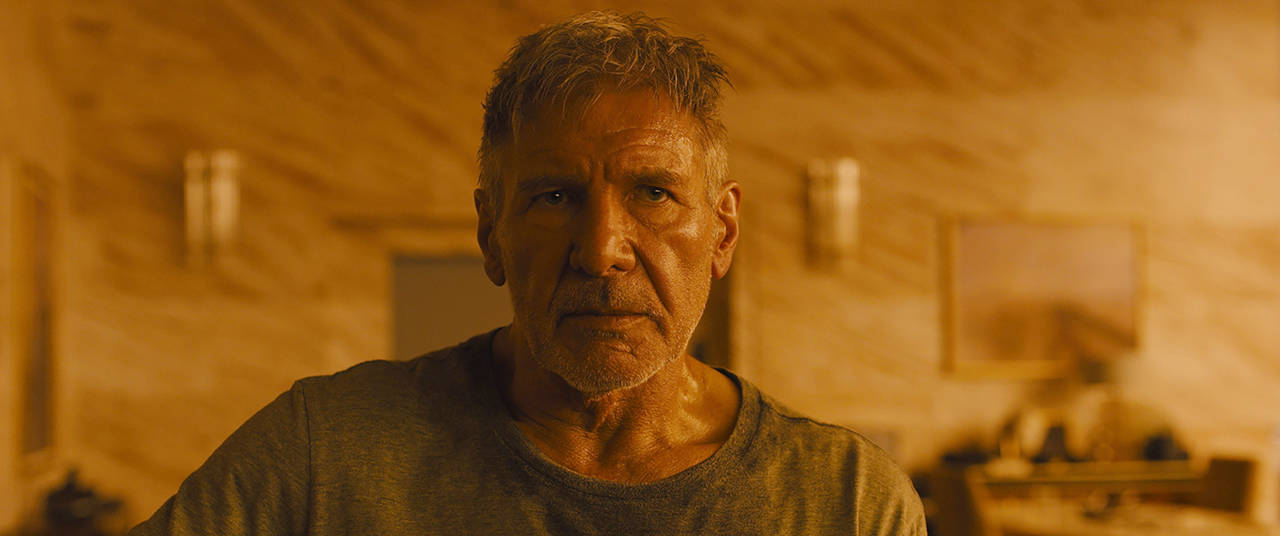 Stephen Vaughan | Warner Bros. Pictures                                 Harrison Ford reprises his role as Deckard in “Blade Runner 2049.”