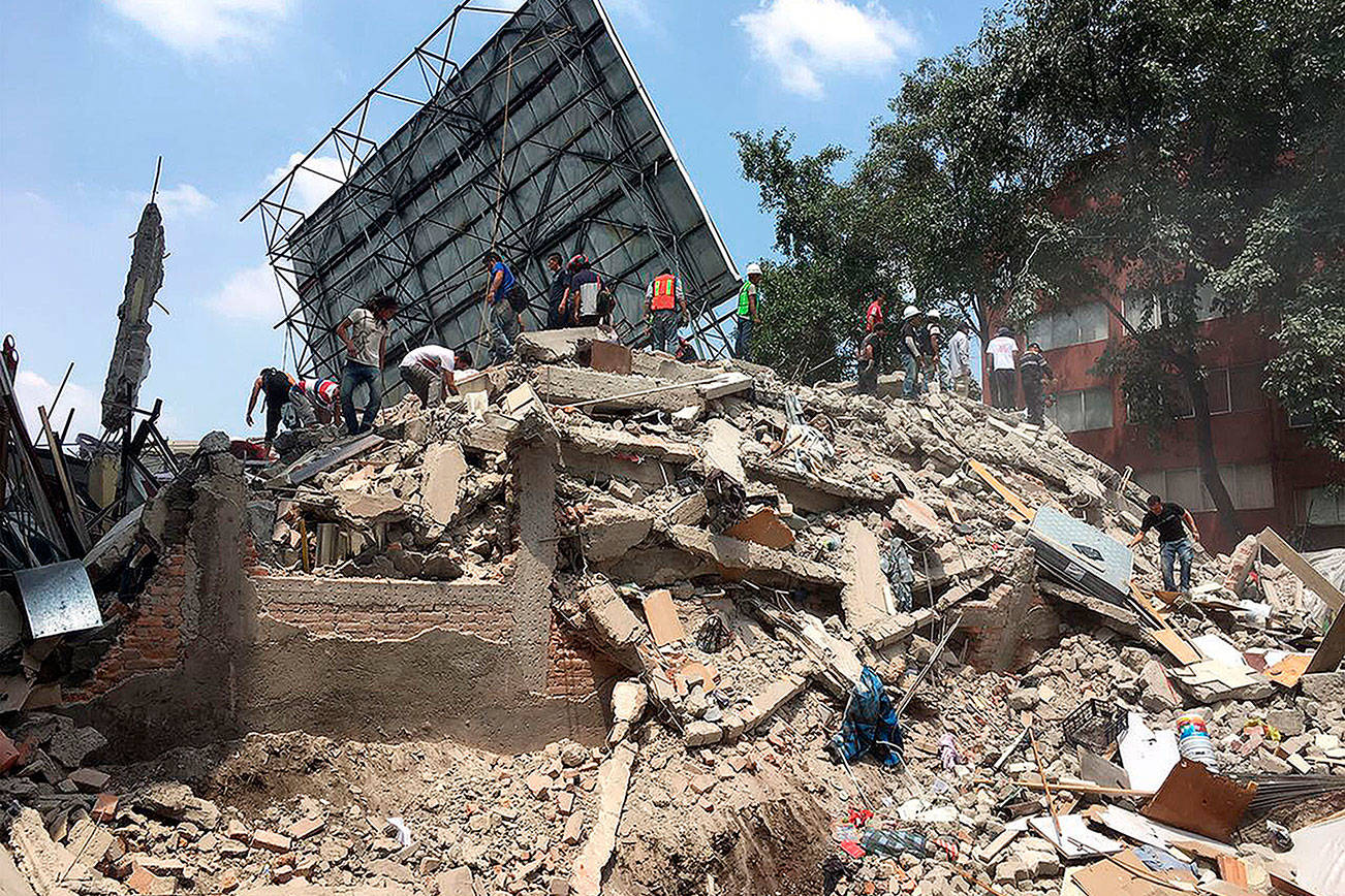 At least 79 killed as powerful 7.1 earthquake strikes central Mexico