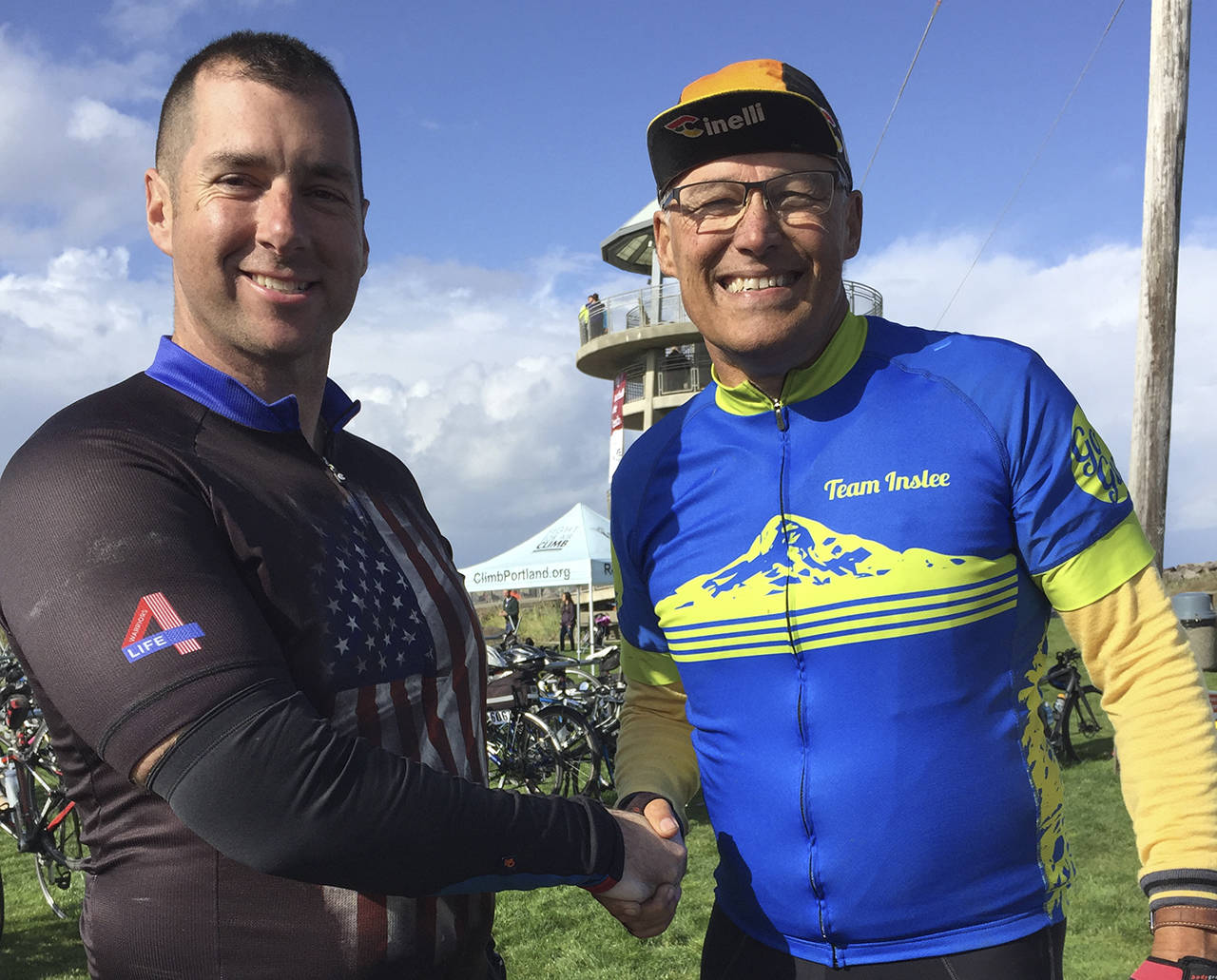 Gov. Jay Inslee among 800 Reach the Beach riders The Daily World