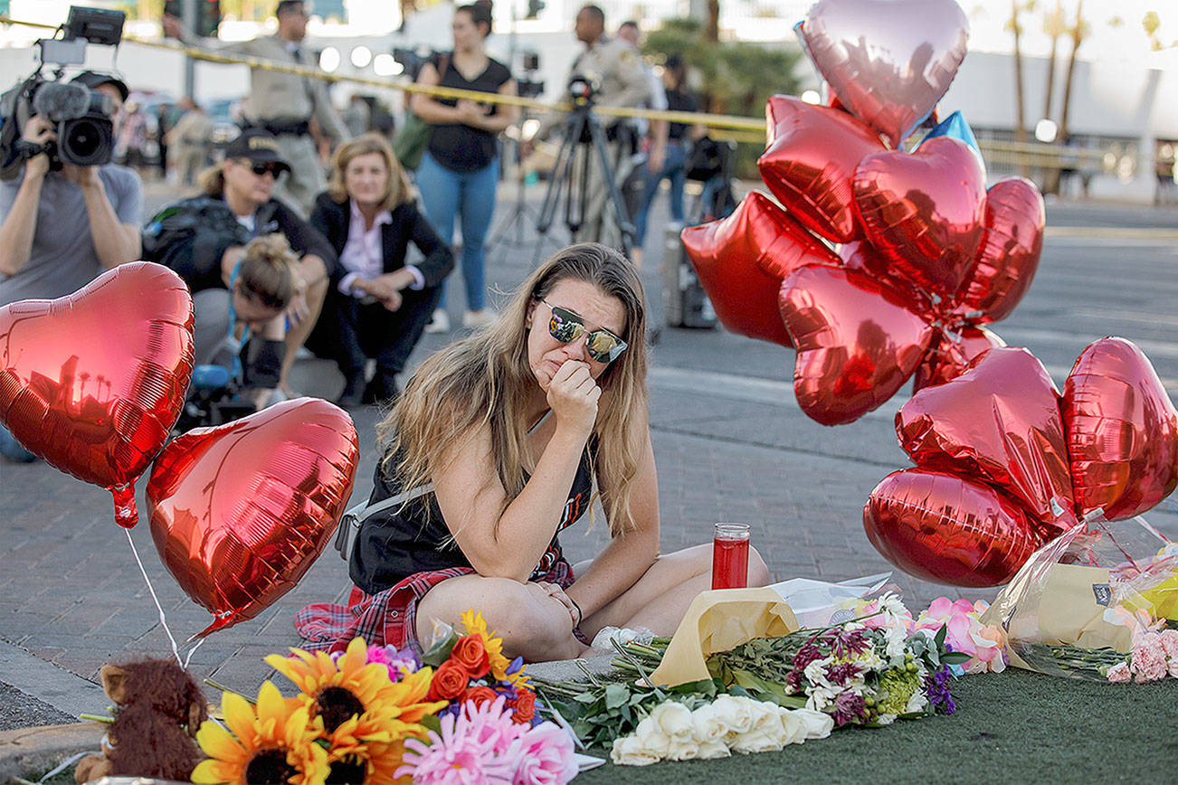 Trump to families of Las Vegas victims: ‘We will never leave your side’