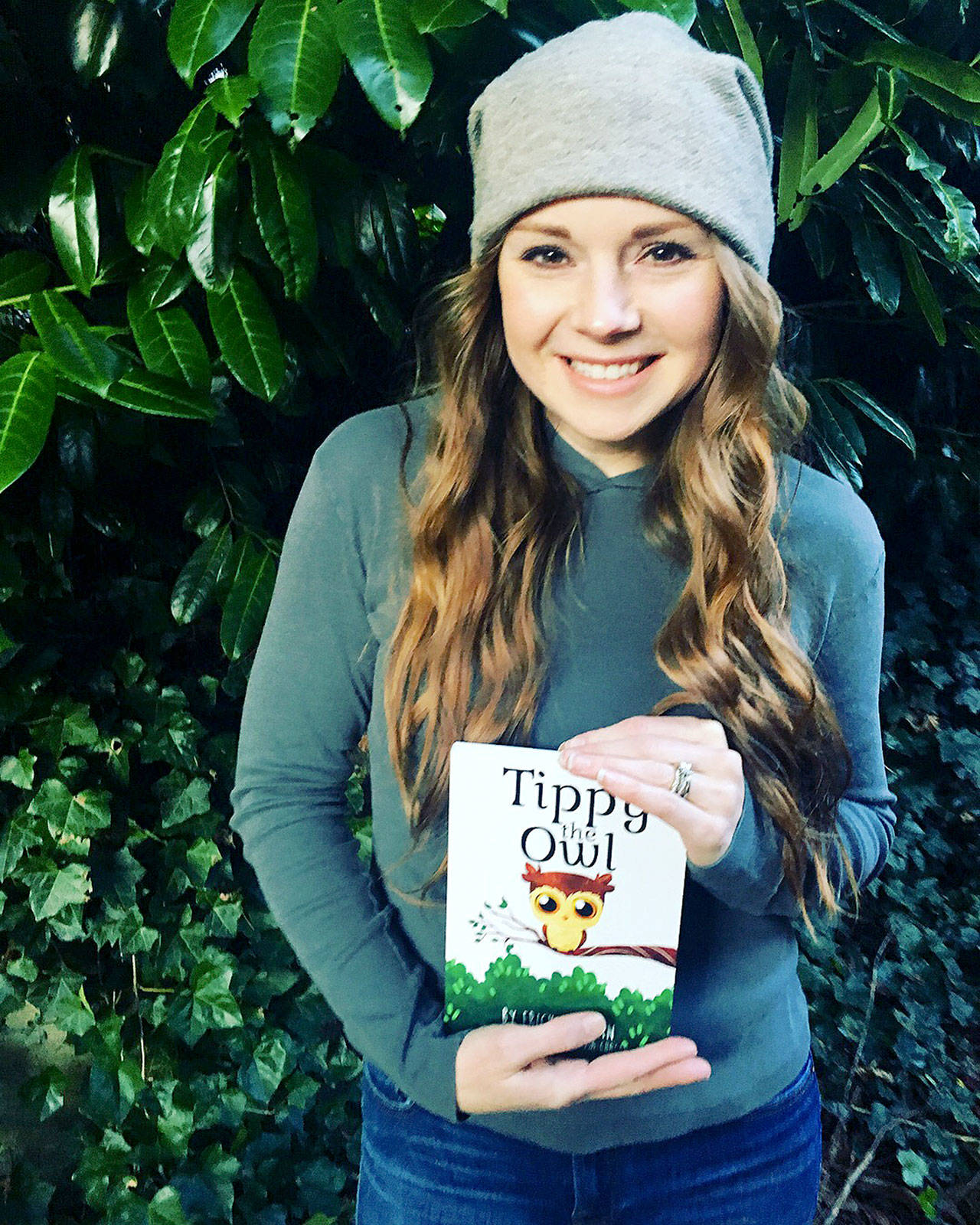 COURTESY PHOTO                                Local singer-songwriter Ericka Corban will give a reading and then sign copies of her new children’s book, “Tippy the Owl,” on Monday in Aberdeen.