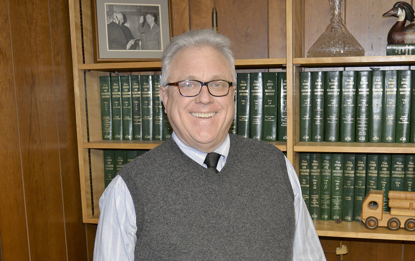 DAN HAMMOCK | THE DAILY WORLD                                Former Hoquiam Municipal Court Judge William Stewart, who retired Dec. 31 after 29 years on the bench.