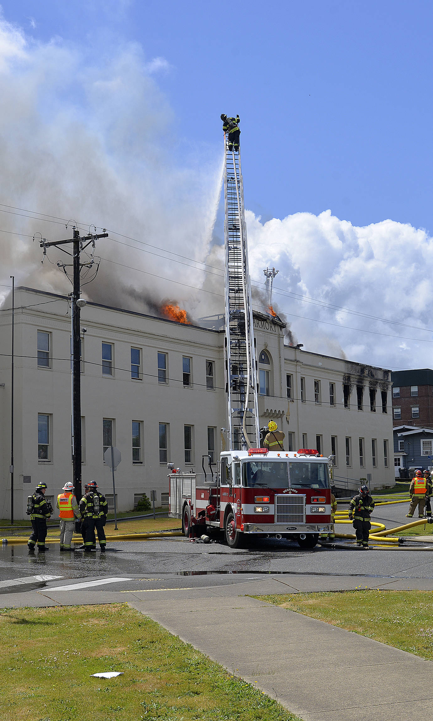 More photos from the Armory fire