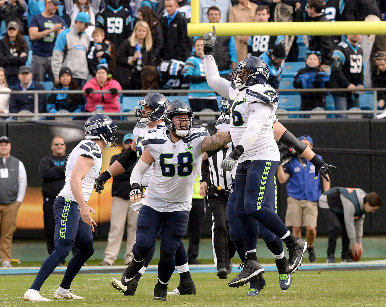 Seahawks get run over by Panthers as playoff chances take big hit