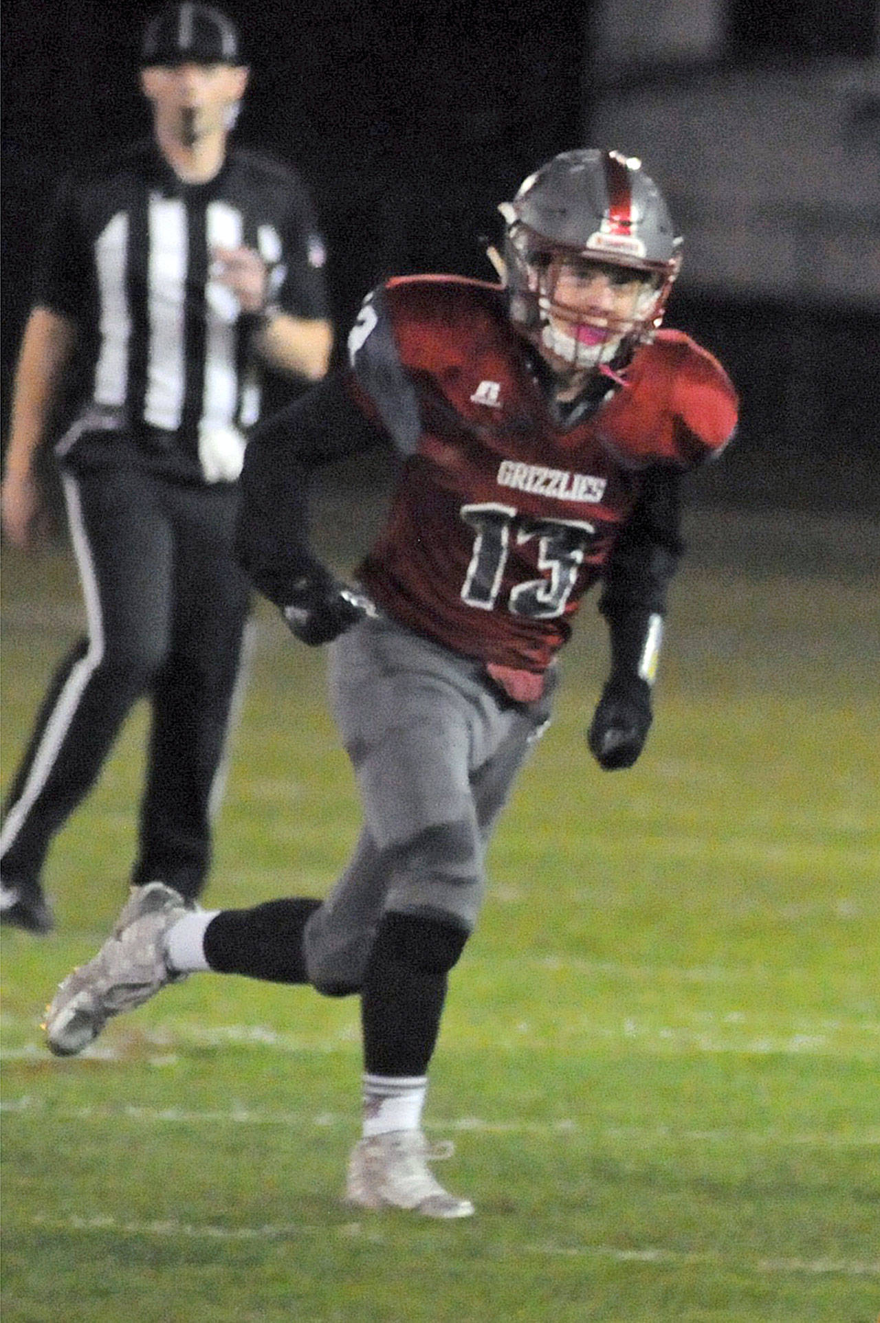 Hoquiam defensive back Jackson Folkers was named to the 1A All-State Football First Team after leading the Evergreen League with six interceptions in 2018. (Ryan Sparks | Grays Harbor News Group)