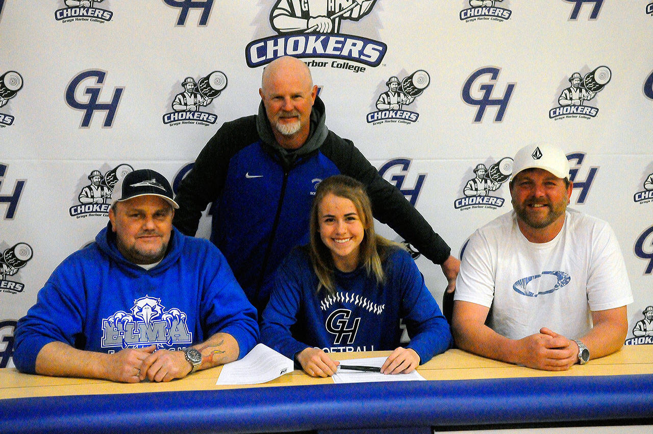 Elma’s Destry Dineen signed LOI to play for Grays Harbor