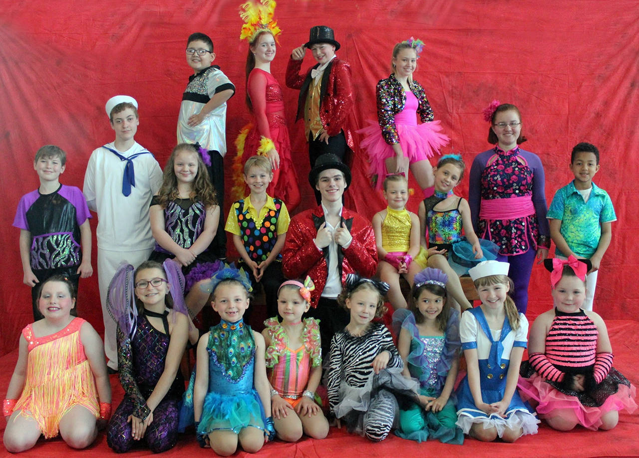 Photos Courtesy Grays Harbor Dance                                The Grays Harbor Dance “Pop-Hop Group,” featuring students ages 5 to 16, will perform “The Greatest Show” at the spring dance recital this weekend.