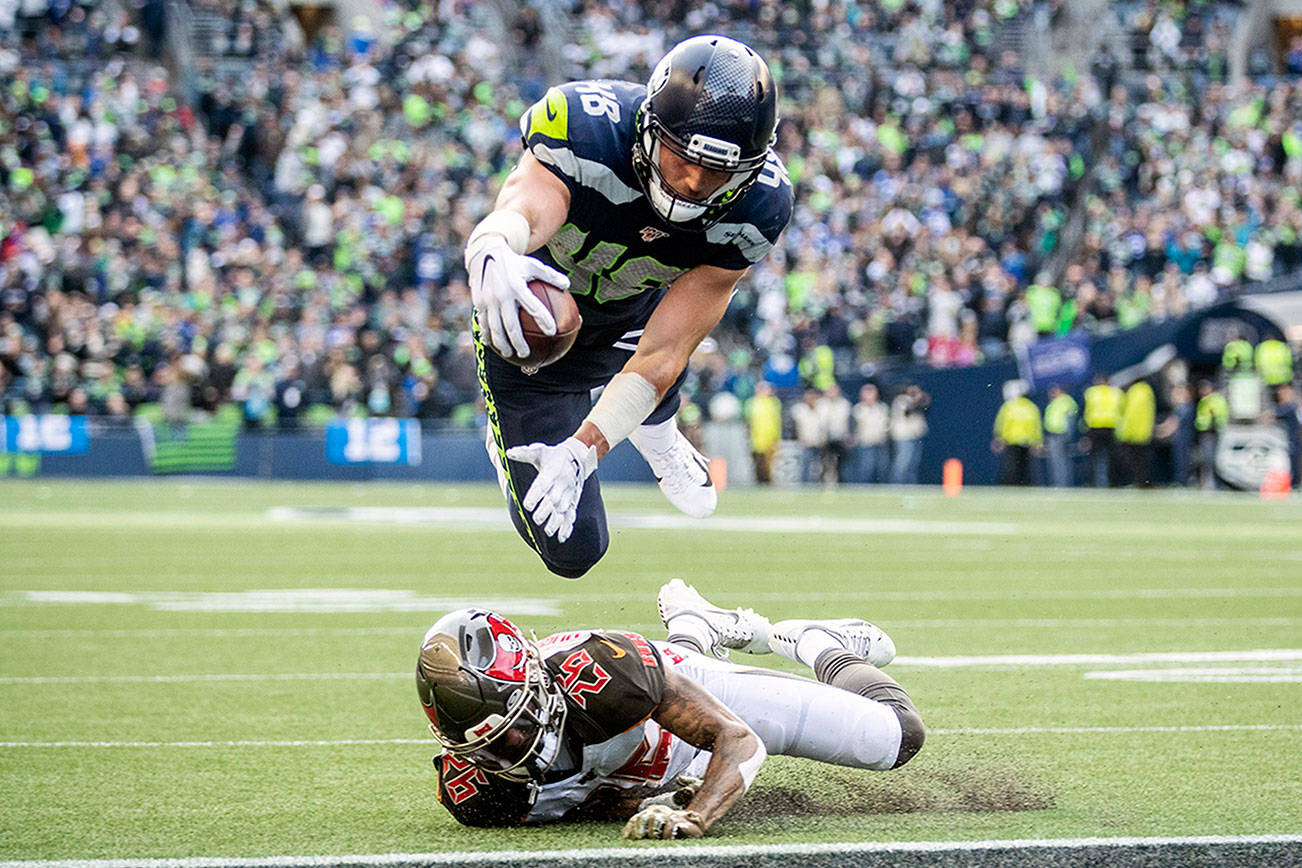 Who is Jacob Hollister? Seahawks' unlikely hero makes name known with  winning catch in OT