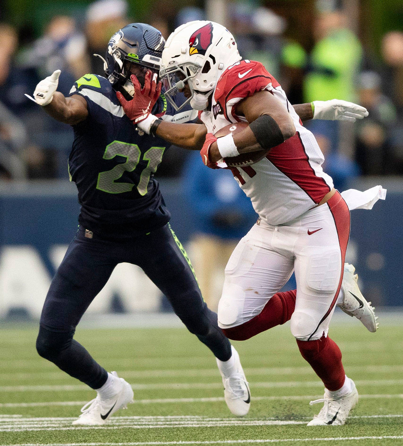 The Seahawks are hobbled and throttled by the Cardinals, and a bigger game  looms