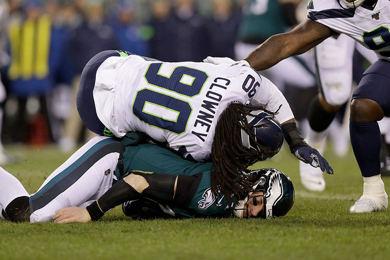 Ball Seattle Seahawks Player Jadeveon Clowney Jadeveonclowney