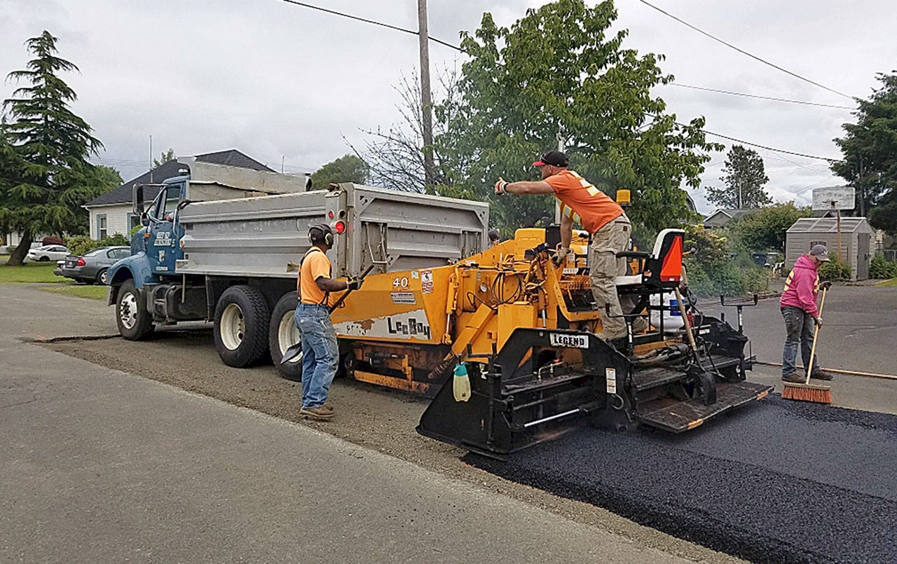 COURTESY PHOTO The 2020 Transportation Benefit District project plan calls for $426,000 in asphalt overlays.