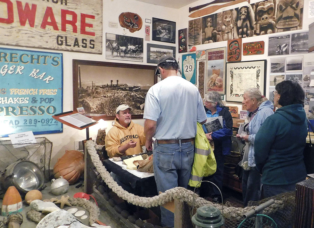 File photo                                The Museum of the North Beach will be hosting its third annual Beachcombing ID from A to Z event on Sunday, March 1, from 2 to 4 p.m. Local expert Alan Rammer, left, will be on hand to identify and educate. Rammer also will appear the following weekend at the Beachcombers Fun Fair.