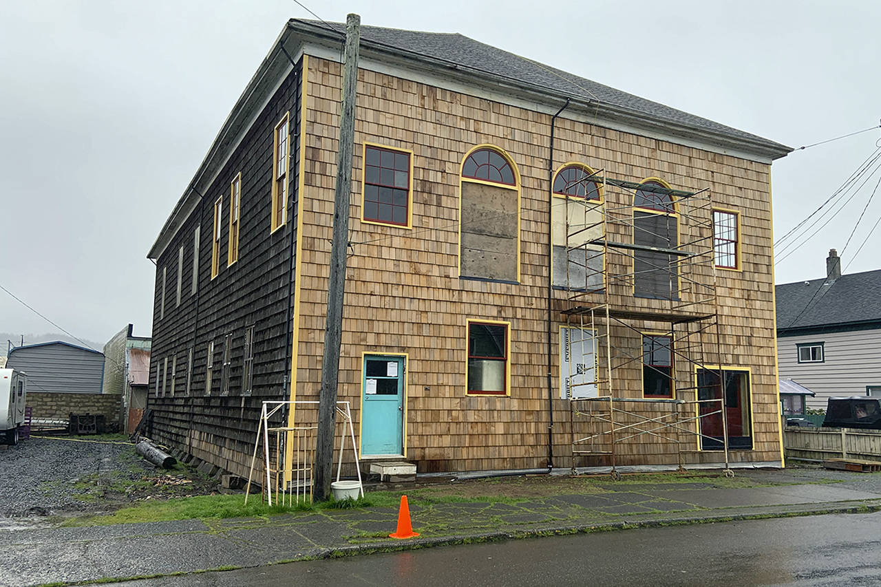 So far, the change that’s most noticeable to passers-by is the new cedar siding on two of the exterior walls and a few new windows.