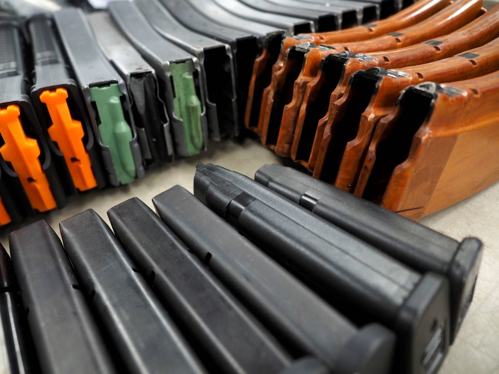 Tribune News Service file photo 
A bill that would make it a gross misdemeanor to possess large-capacity magazines such as these, except in certain cases, is being considered in the Washington state Legislature.