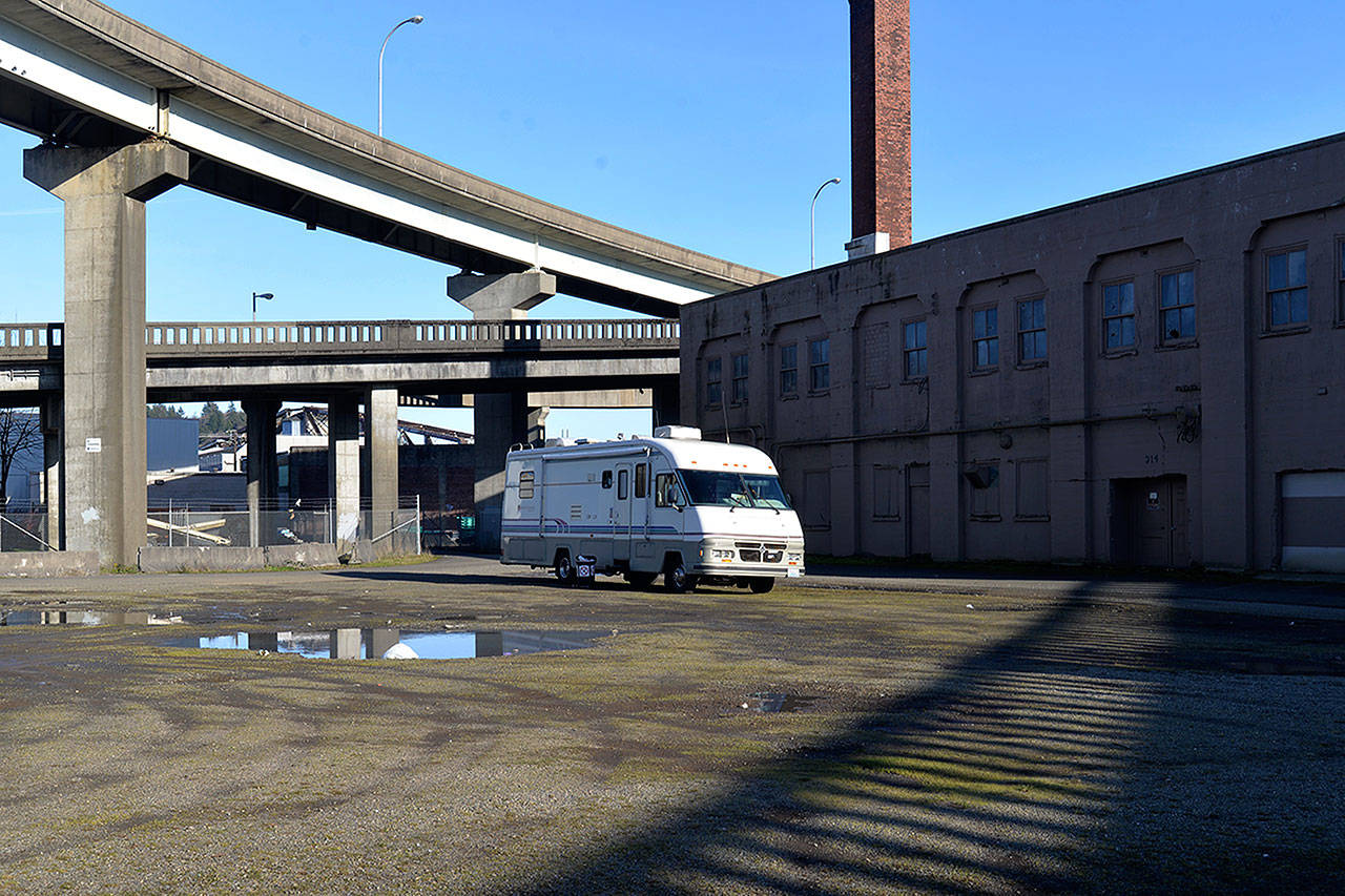 FILE PHOTO 
The syringe exchange under the Chehalis River Bridge in Aberdeen.