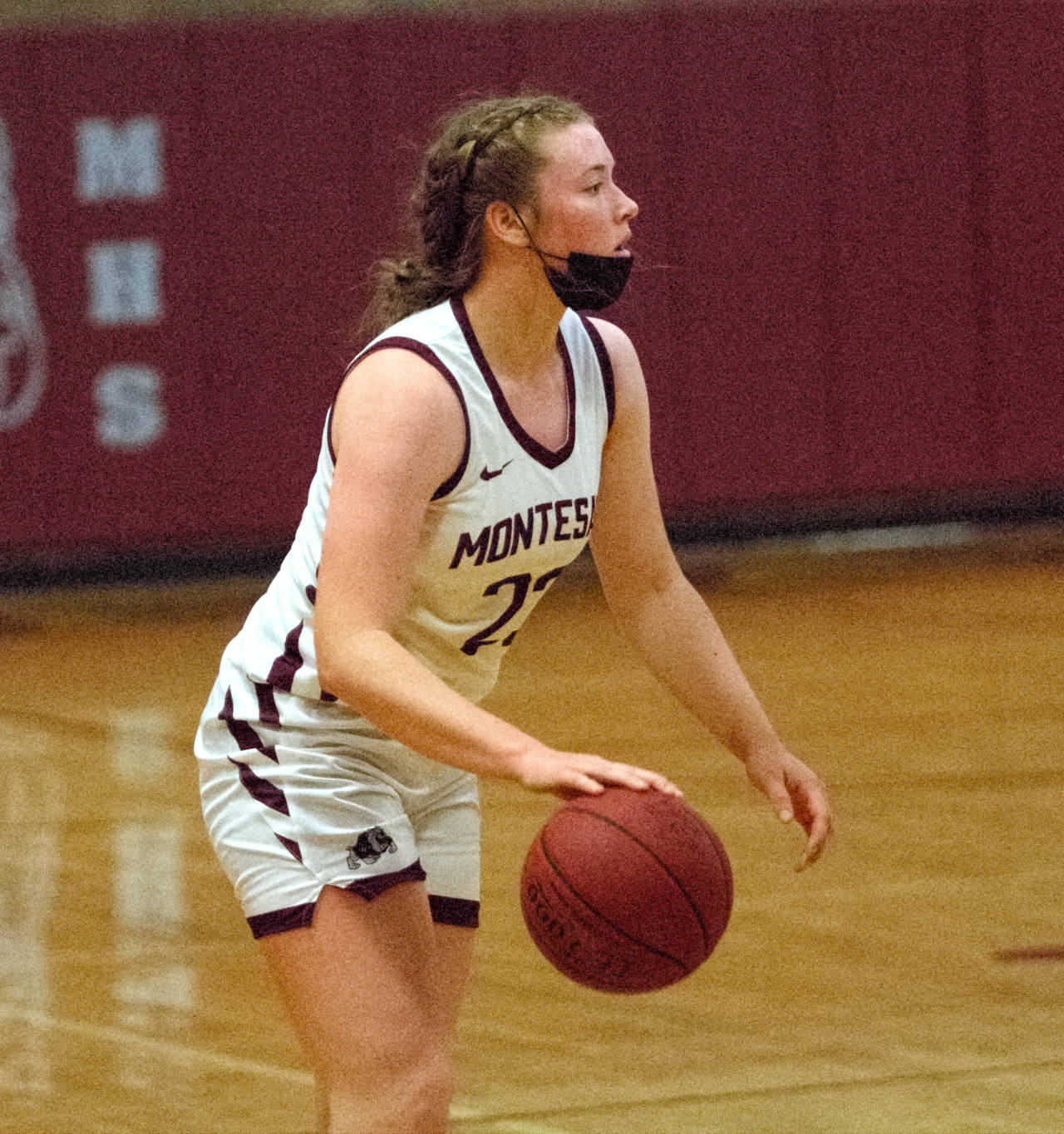 DAILY WORLD FILE PHOTO Montesano junior Paige Lisherness was named the 1A Evergreen League co-MVP on Wednesday after leading the Bulldogs to a district championship in 2021.