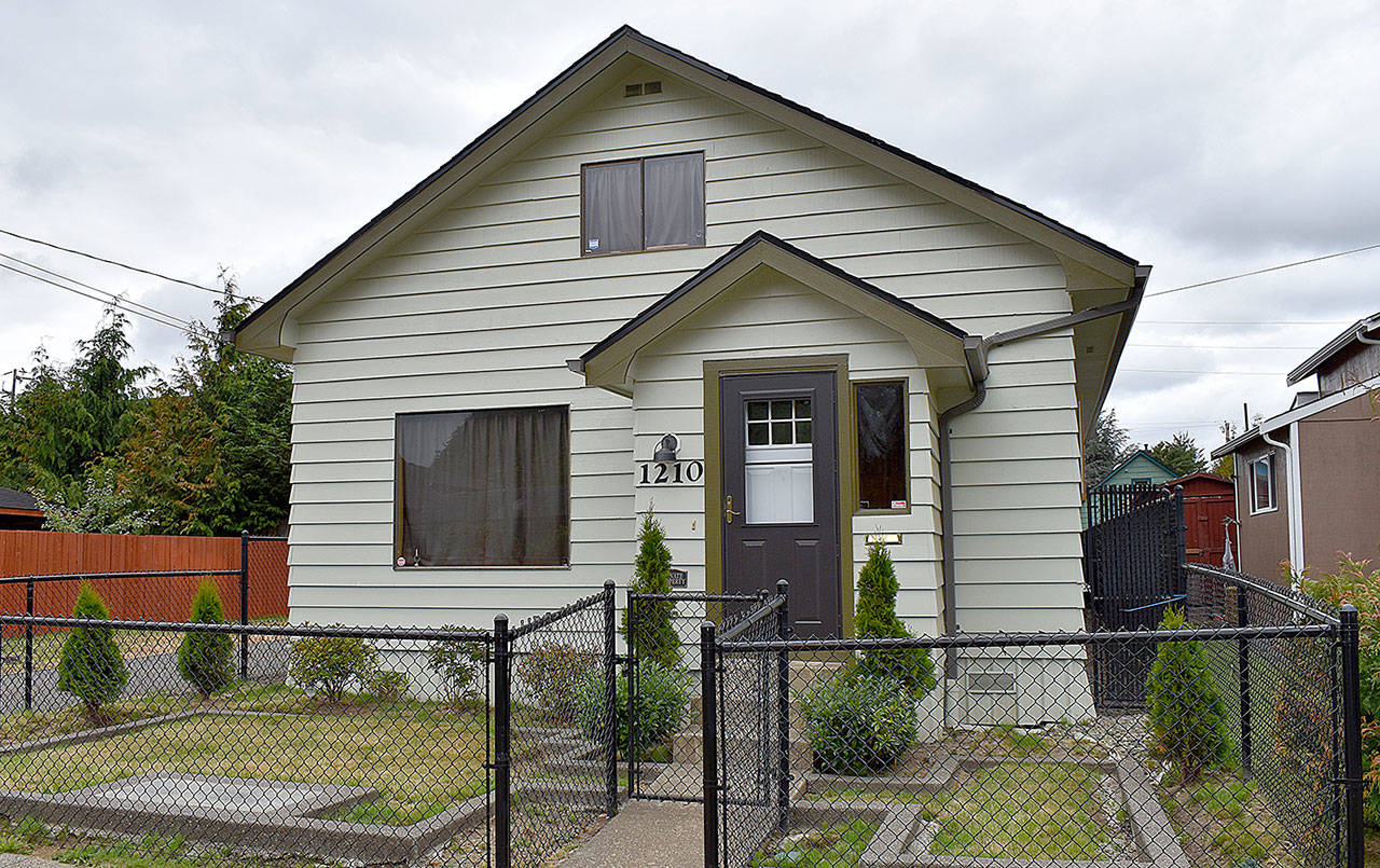 DAN HAMMOCK | THE DAILY WORLD 
This home on East First Street in Aberdeen has made the state’s Heritage Roster of historic and culturally significant properties; it was the early home of Kurt Cobain, founding member of Nirvana.