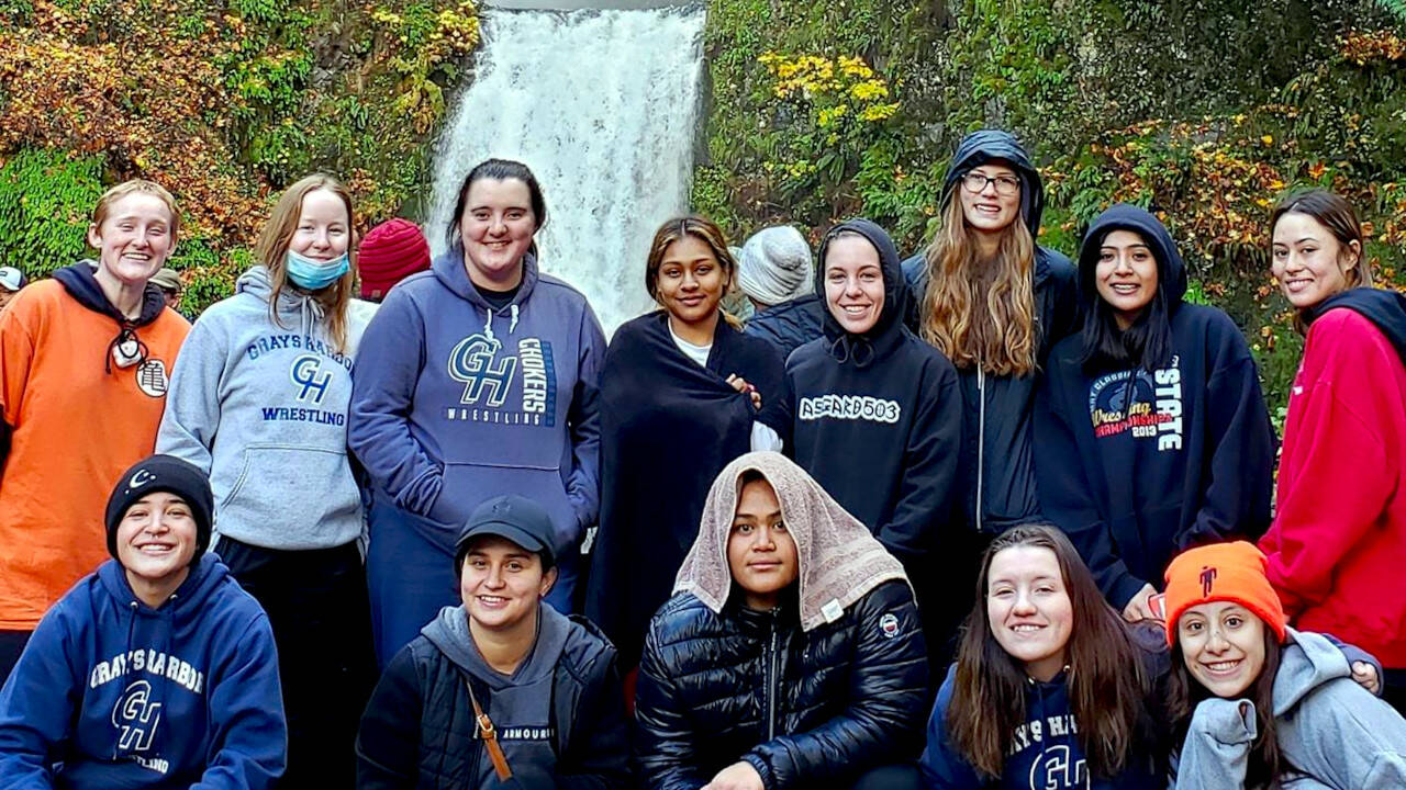 PHOTO COURTESY OF GRAYS HARBOR ATHLETICS The Grays Harbor College women’s wrestling team is ranked No. 4 in the nation in the latest Community College National Rankings.