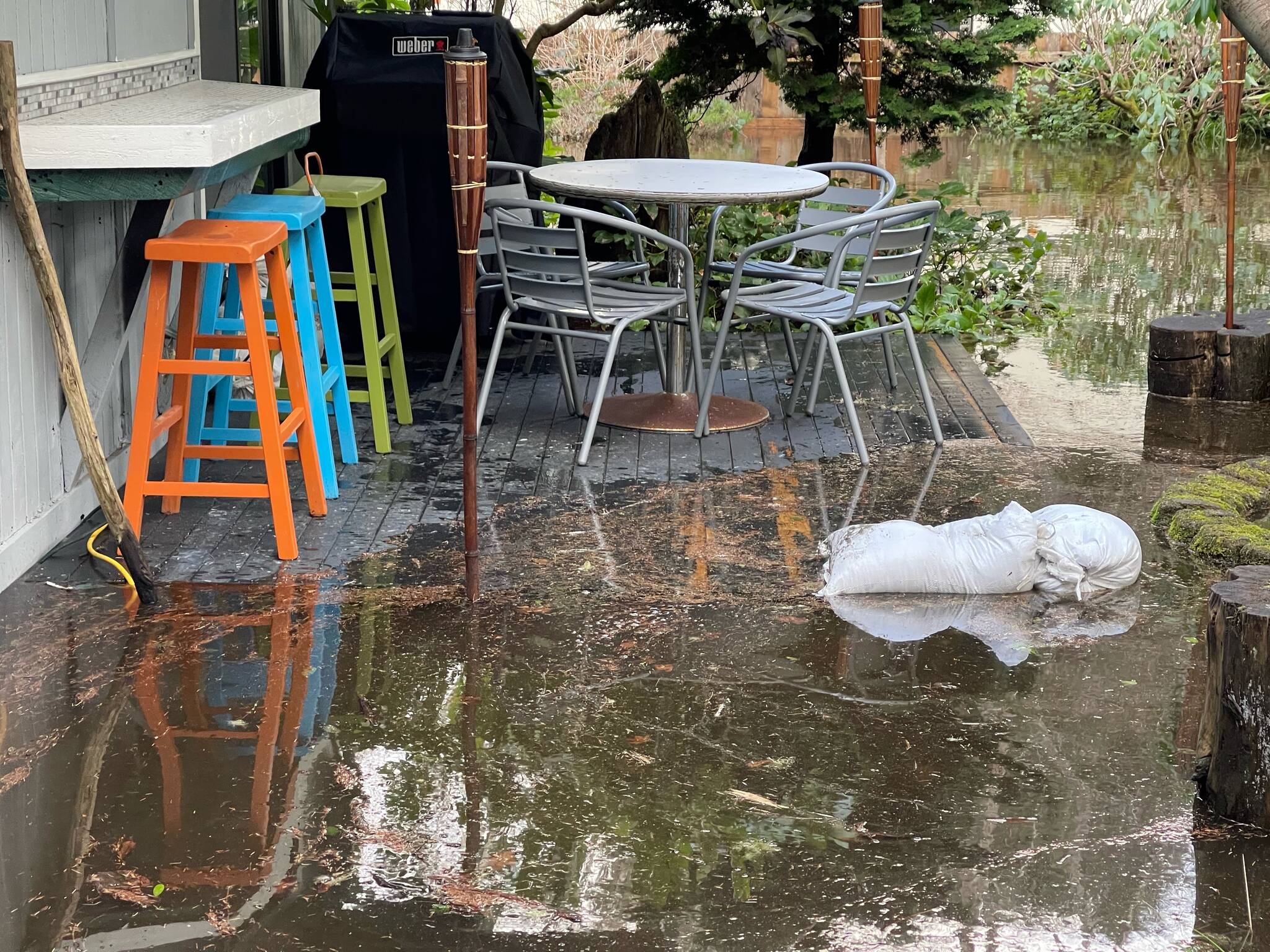 Photo courtesy of Robert Jonas
Ocean City residents struggled to keep up with rising water levels, which continued to worsen even after rainfall ceased.