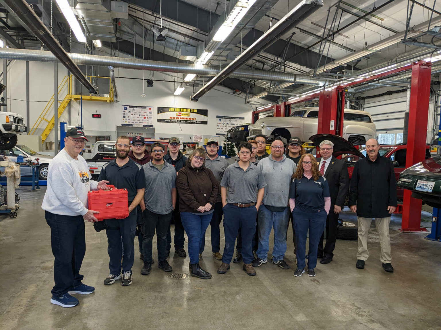 Midnight Cruizers car club presents tool kit to GHC’s automotive ...