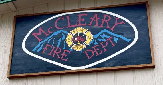 McCleary firefighters, with assistance from East Grays Harbor Fire & Rescue, dealt with a brushfire north of McCleary on Tuesday afternoon. (Michael S. Lockett / The Daily World)