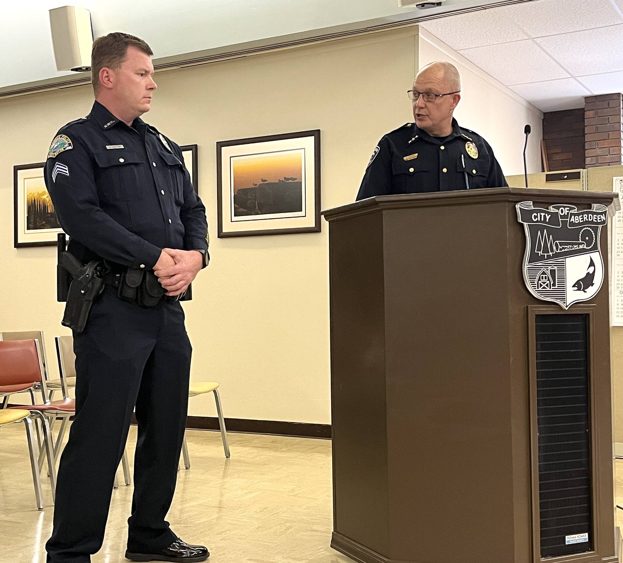 Hoquiam Police Chief Commends Aberdeen Detective Sergeant The Daily World 