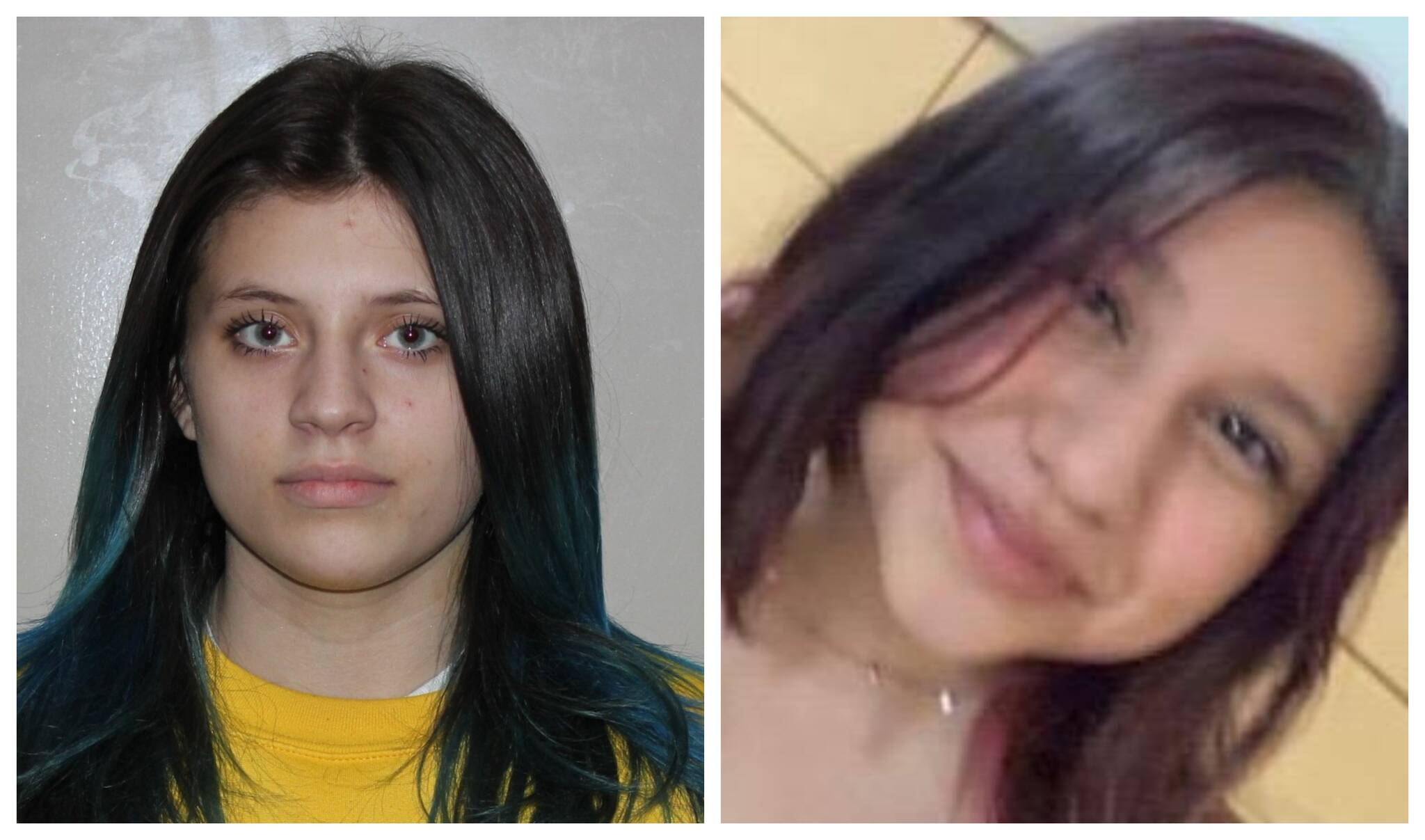 Police are seeking information on a pair of missing teenagers: Saphira Orling, 14, left, and Leticia Encarnacion-Dimas, 15, right. (Composite image)