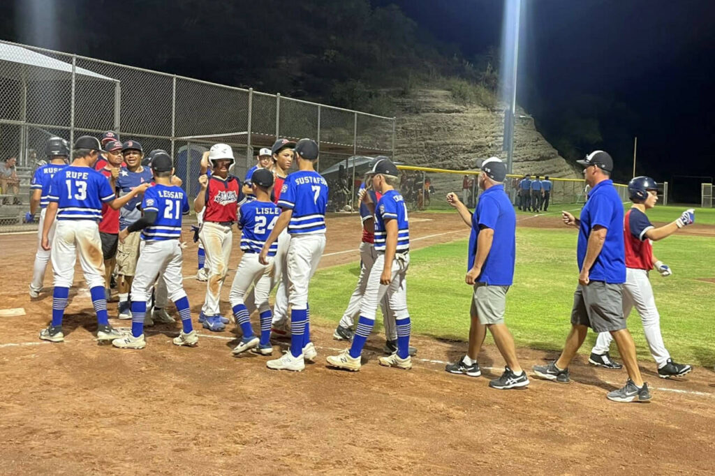 Elma 12 after first three Little League West Regional games The