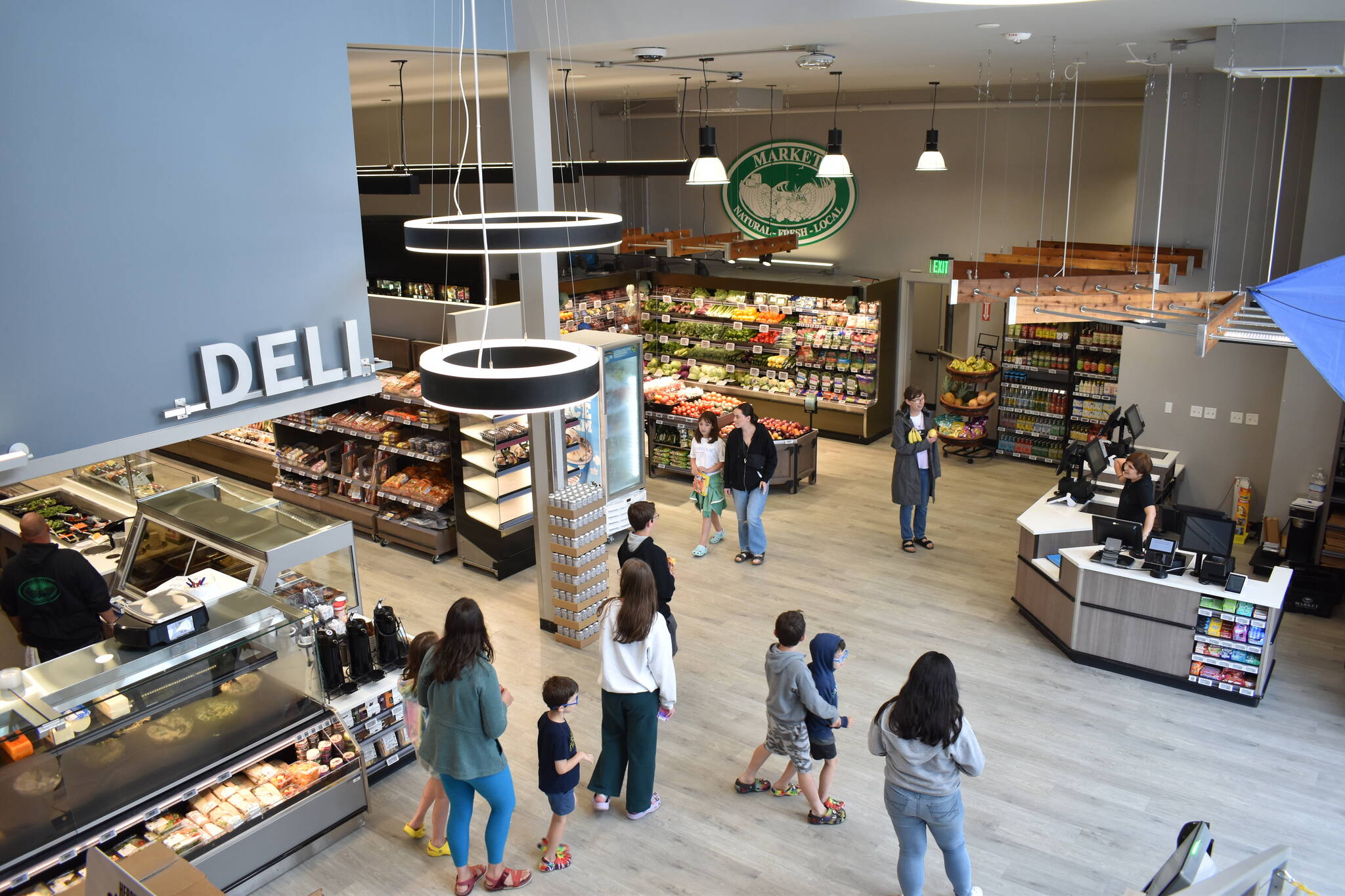 Clayton Franke / The Daily World
This grocery store in Seabrook opened in May, marking the completion of a retail block in the town center.