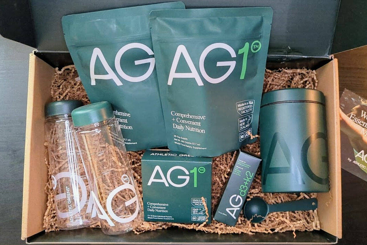 AG1 by Athletic Greens Pouch. 30 Daily Servings. All-in-One Daily Health Drink. 75 Vitamins, Minerals & Whole Food-Sourced Ingredients.