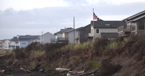 Clayton Franke / The Daily World
Vacation rentals line the dunes just south of Westport Light State park in October.