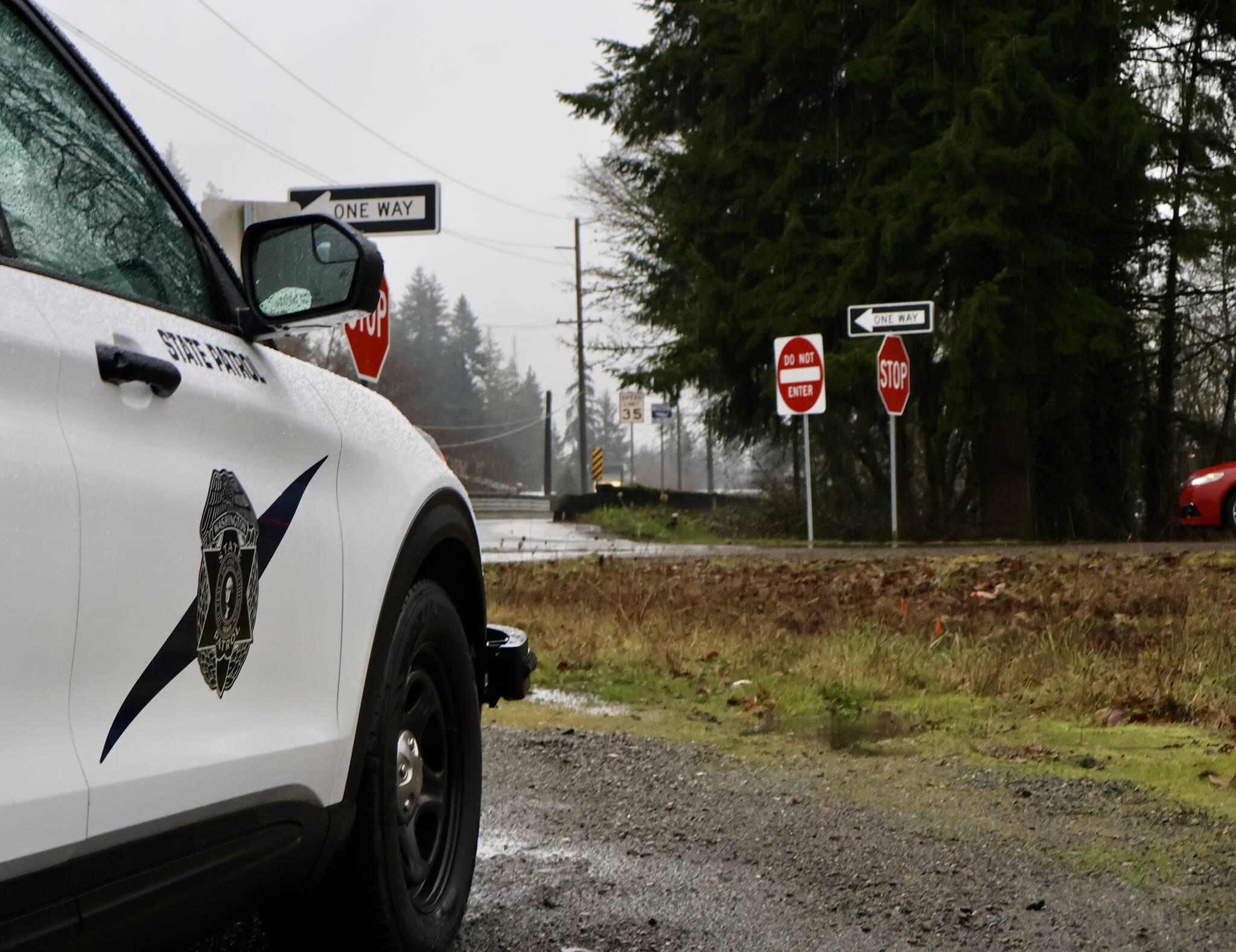 A woman was injured in a hit-and-run incident near Elma on Tuesday morning. (Michael S. Lockett / The Daily World)