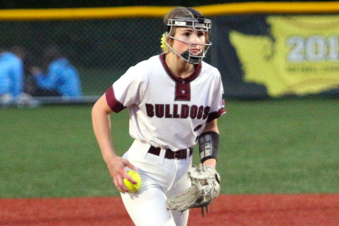 DAILY WORLD FILE PHOTO Montesano pitcher Riley Timmons allowed just two hits in a 4-2 victory over Timberline on Tuesday in Montesano.