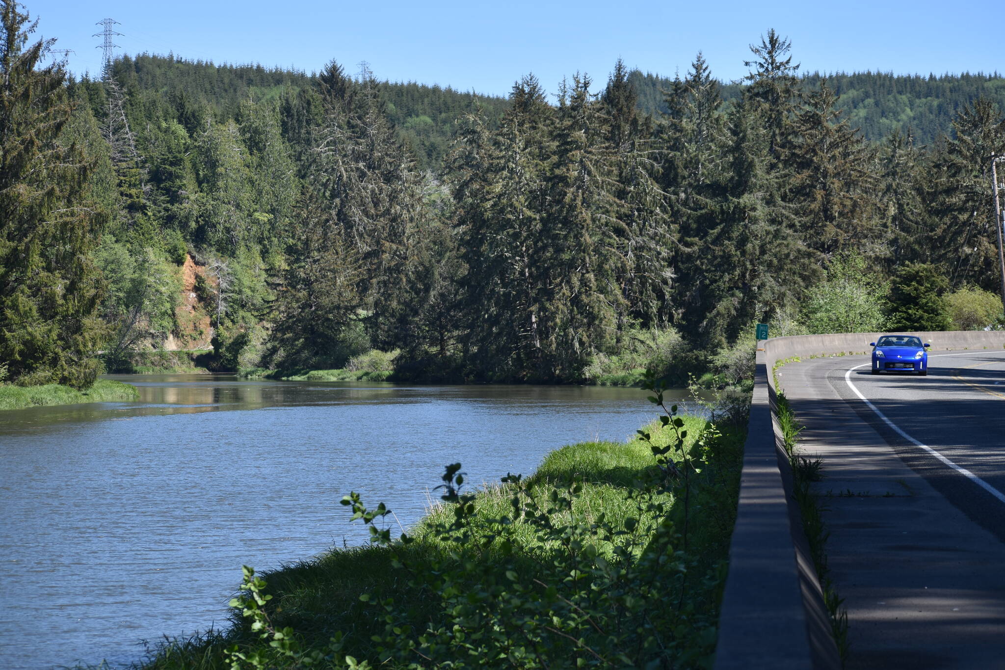 Clayton Franke / The Daily World
Cascade Natural Gas Corporation’s pipeline expansion project, set for this summer, will cross the Wishkah River 10 feet below the riverbed and land at 2852 Wishkah Road.