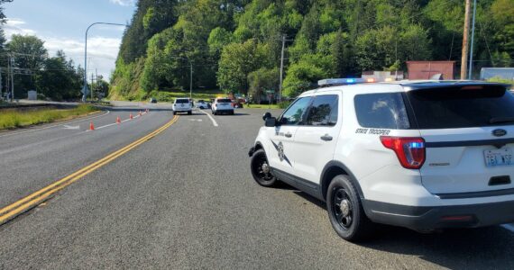 Multiple agencies responded to a crash on State Route 12 on Sunday afternoon after a head-on crash near Porter. (Courtesy photo / WSP)