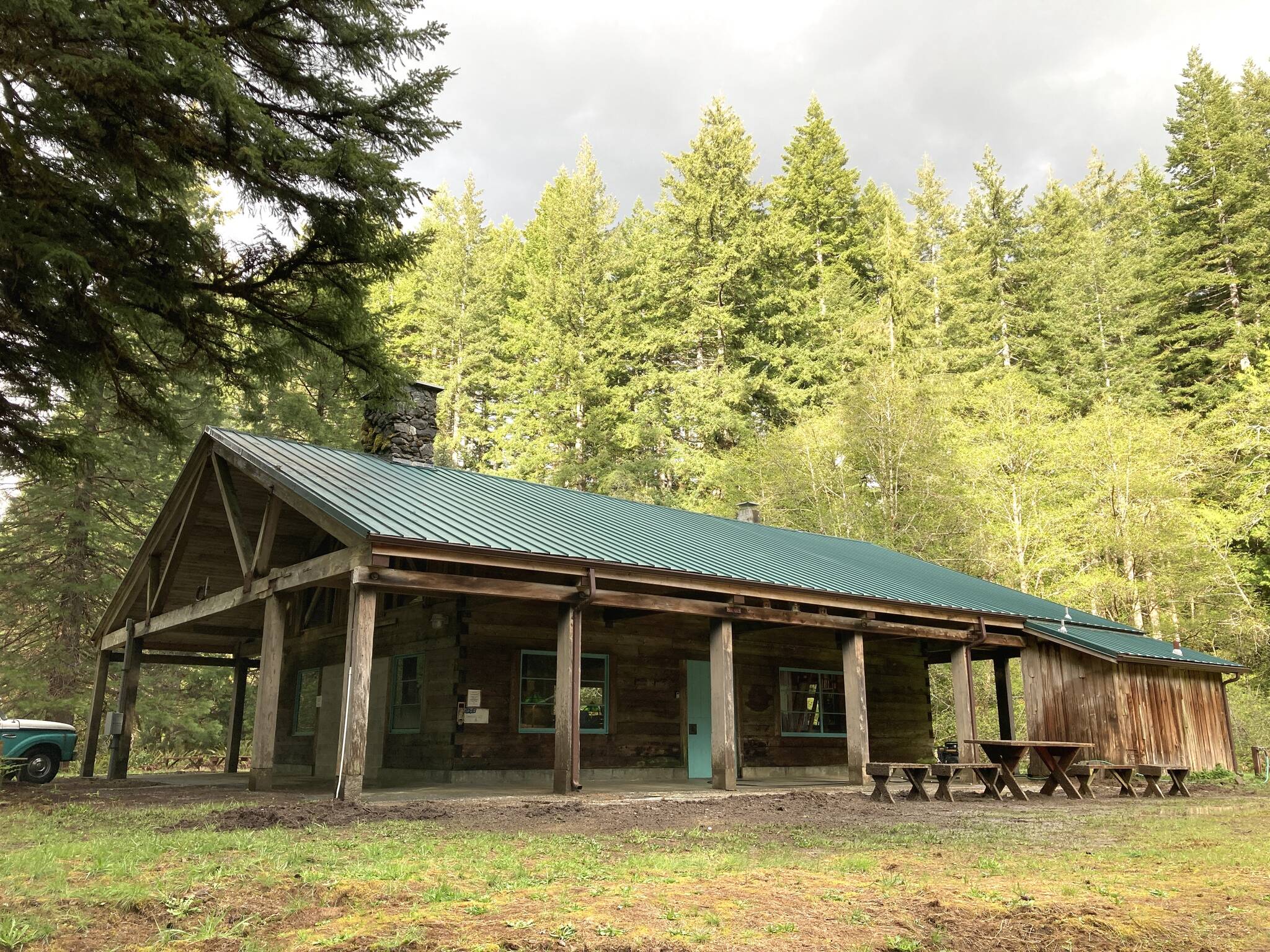 Polson Museum
The lodge at Camp Klahanee is 1,727 square feet, according to John Larson, director of Polson Museum. Restrooms, running water, picnic facilities, comfortable seating and a fire in the lodge’s grand fireplace will be available during the day on Saturday.