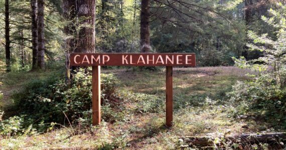 Polson Museum
The sign for Camp Klahanee, which welcomes visitors to the 80-acre camp, has been there “for many many years,” according to John Larson, director of Polson Museum.