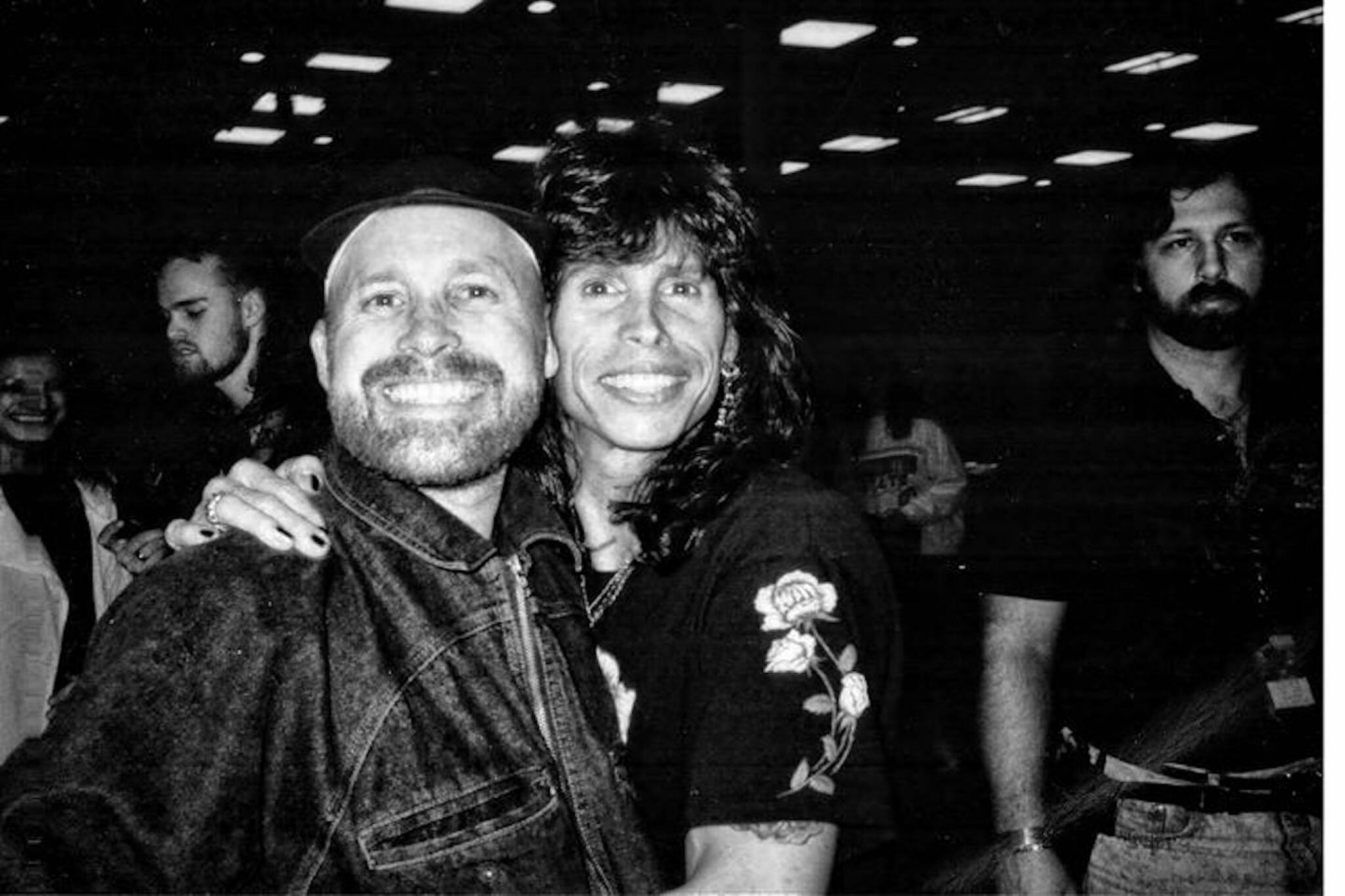 Darrell Westmoreland
Steven Tyler, singer-songwriter for the band Aerosmith, clutches onto Darrell Westmoreland’s shoulder in 1980. “What can I say? It’s rock and roll. I always liked Steven Tyler. He was always fun to hang out with. I always had a good time with him.”