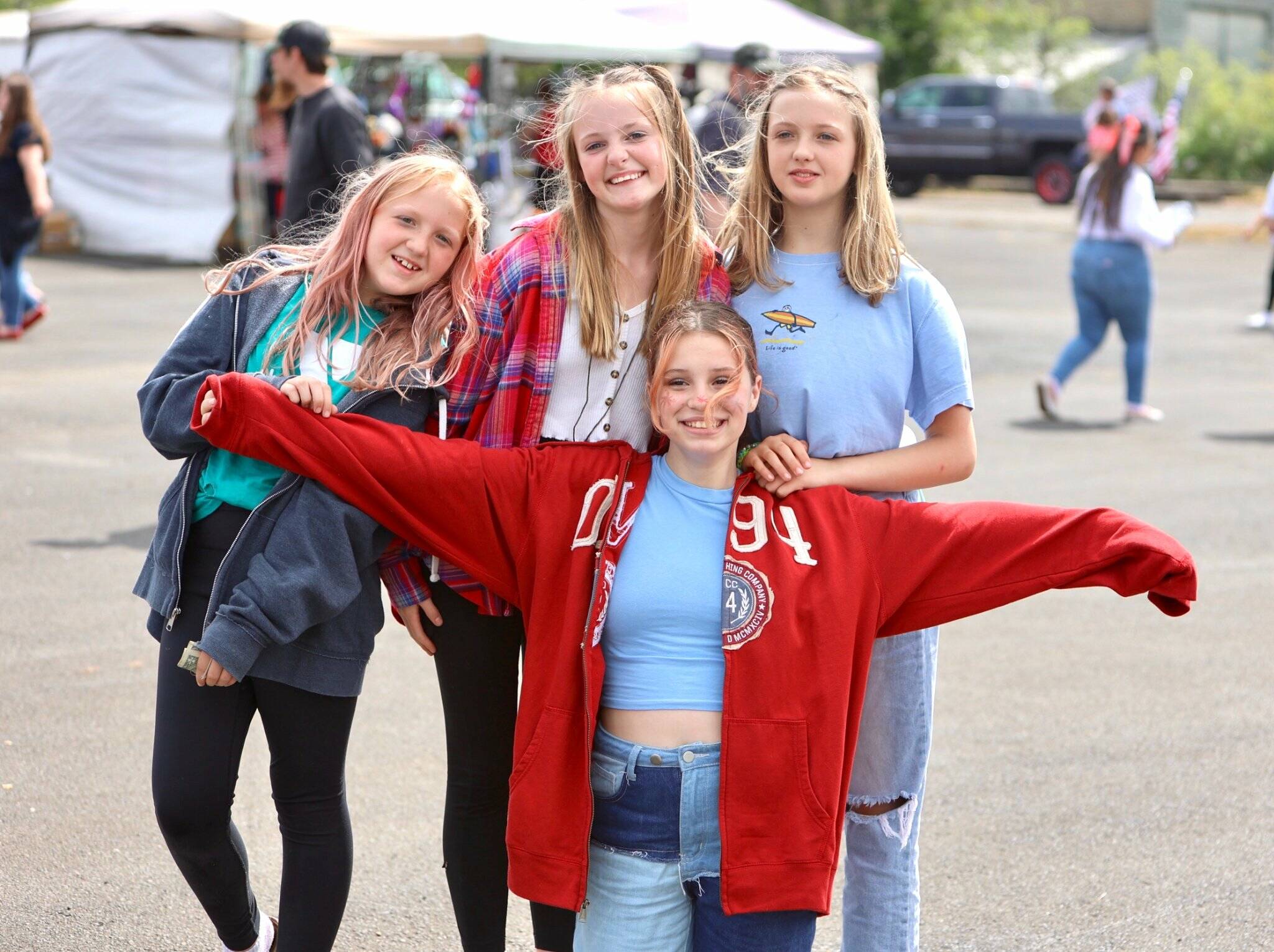 Rick Moyer of Moyer Multi Media LLC.
Four girls have a great time posing for a photo during a past Splash Festival event. The festival this year should have a better firework display than usual, which is saying a lot as the usual display — at 10 p.m. — is well-reviewed.