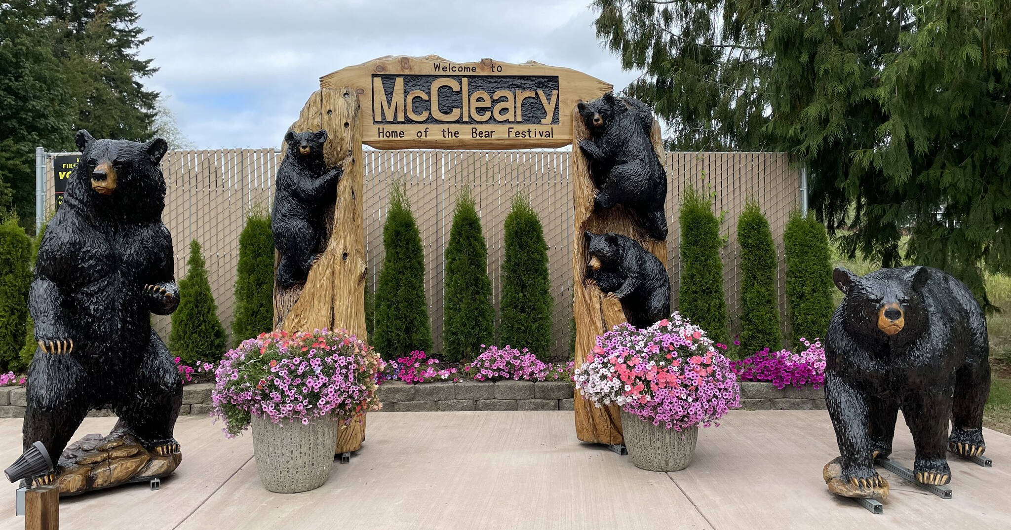 McCleary Bear Festival
The entrance to McCleary makes it clear that this is bear country.