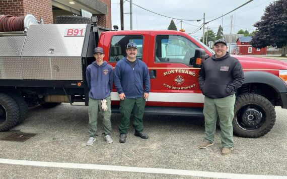 Courtesy photo / MFD
Firefighters from Montesano and East Grays Harbor Fire and Rescue were deployed to assist with the Pioneer Creek fire this week.