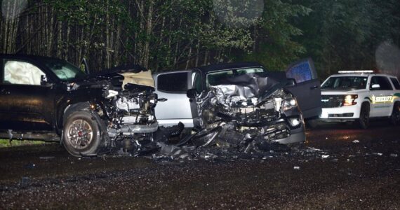 Alcohol was a factor, according to a Washington State Patrol report, in a crash on U.S. Highway 101. (Ezra McCampbell)