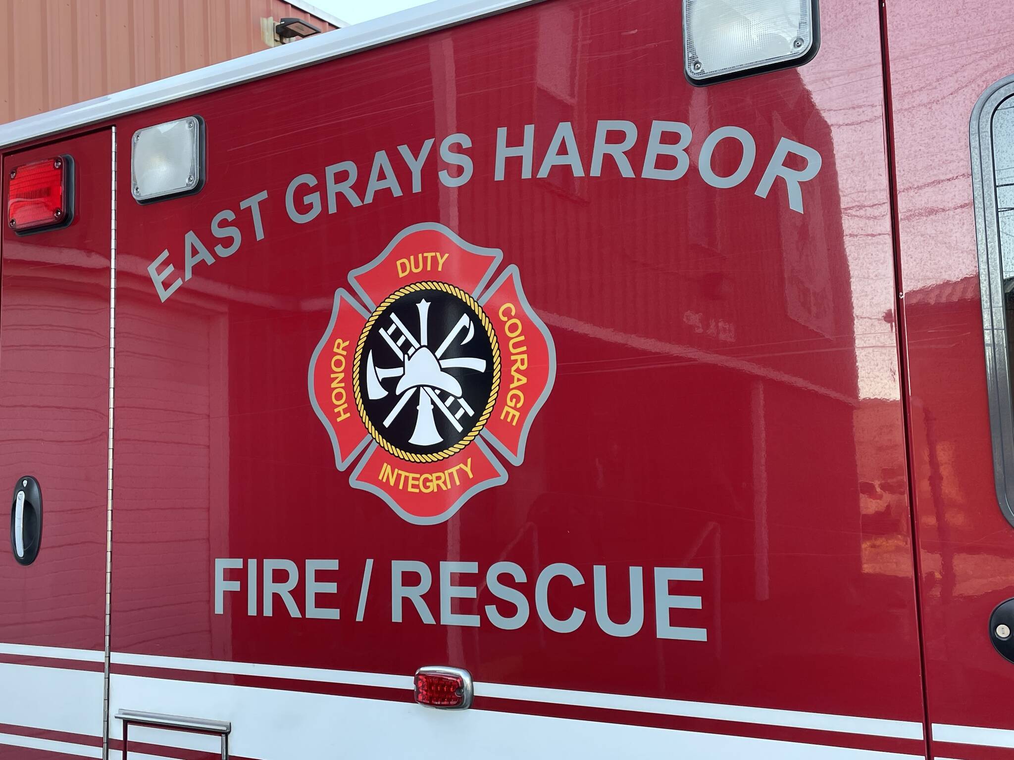 East Grays Harbor Fire & Rescue responded to a fire in a motorhome in Porter on Monday. (Michael S. Lockett / The Daily World File)