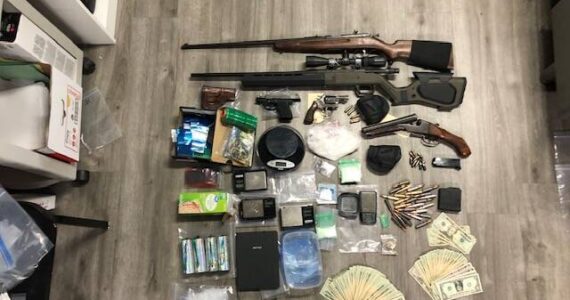 Grays Harbor Drug Task Force
The Grays Harbor Drug Task Force seized a goodly amount of drugs, cash and multiple firearms during a raid on an Aberdeen apartment Wednesday.