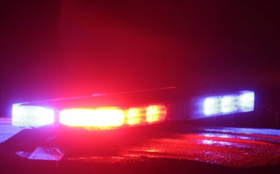 Firefighters from Oakville and Elma battled a barn fire on Monday evening. (Michael S. Lockett / The Daily World)