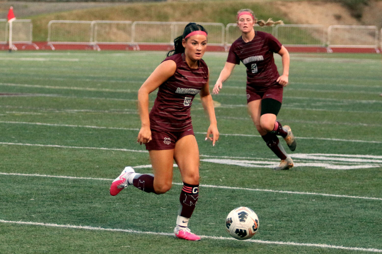 DAILY WORLD FILE PHOTO Montesano senior forward Adda Potts (8) had three goals and an assist in a 9-0 win over Hoquiam on Monday in Montesano.